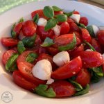 Gemarineerde tomatensalade met buffelmozzarella 1