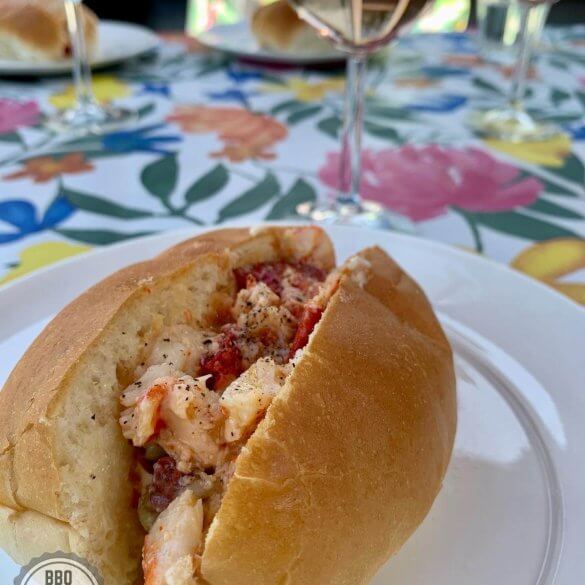 Gemarineerde tomatensalade met buffelmozzarella, superlekker! BBQBuddiez